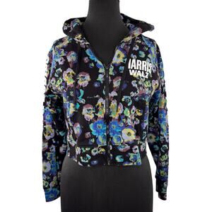 Ulla Johnson Harris Walz Our Bodies Crop Democratic Hoodie Full Zip Size Medium